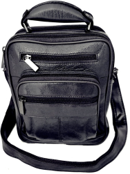 Borseta business din piele naturala 22 x19 negru Magrot 13958 