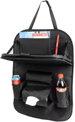 Organizator auto cu masa rabatabila montaj pe spatarul scaunului 