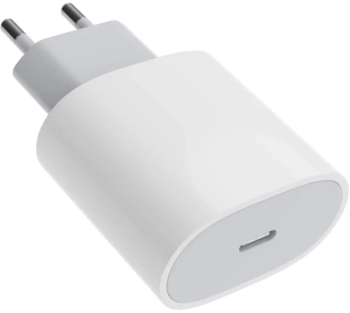 Adaptor pentru iPhone 25W Fast charge Alb Type-C compatibil Iphone 14 / 13 / 12 / 11 / 11 Pro / 11 Pro Max 