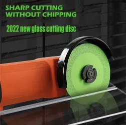 Disc diamantat pentru Flex pentru taiat sticla si cristal 125 mm 