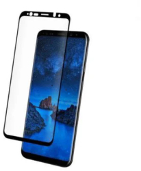 Folie protectoare compatibila cu Samsung Galaxy S9 Plus Sticla temperata 9H Negru-Transparent 