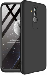 Husa 360 Matte Full Protection Gema Mixt pentru Huawei Mate 20 Lite fata + spate negru 
