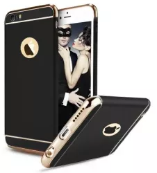 Husa Apple iPhone 6/6S MyStyle Elegance Luxury 3in1 Black