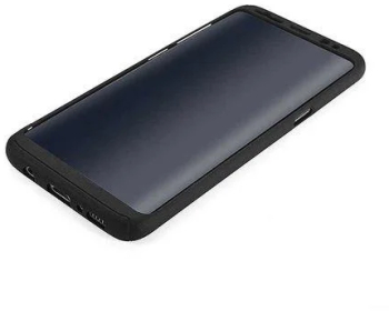 Husa de protectie din material TPU fullcover 360 pentru Samsung Galaxy S8 carcasa bumper Negru 