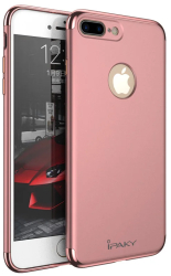 Husa IPAKY Full Protection - Luxury Thin - iPhone 7 Plus Rose Gold 