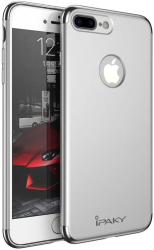 Husa IPAKY Full Protection - Luxury Thin - iPhone 7 Plus Silver 