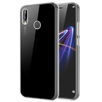 Husa protectie Huawei Y6 2019 360 fata + spate silicon - transparent 
