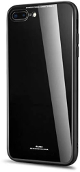 Husa Samsung Galaxy S9 Plus MyStyle Back Glass husa cu sticla securizata pe spate de culoare neagra 