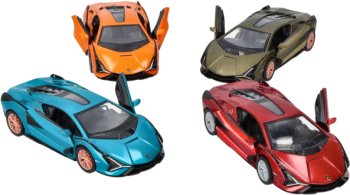 Masinuta lamborghini sian die-cast scara 1 la 40 lungime 12.5 cm 