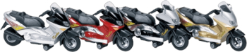 Motocicleta die cast cu sunete si lumini lungime 12.5 cm 