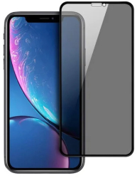 Set 2 folii de sticla 5D Apple iPhone X Privacy Glass MyStyle folie securizata duritate 10H 
