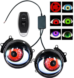 Set 2 Lampi cu lupa display LED 6 moduri iluminare telecomanda 160W/set 