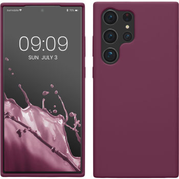 Husa Kwmobile pentru Samsung Galaxy S23 Ultra Violet Silicon 60275.187 
