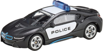 Jucarie Metalica BMW I8 Politie Siku 1533 Macheta Detaliata 