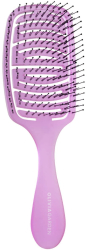 Perie pentru uscat si descurcat parul Olivia Garden iDetangle Pride Purple 