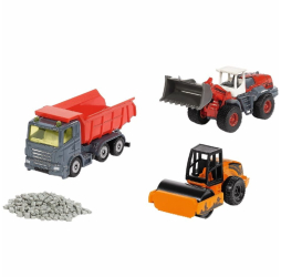 Set Masinute Construtii Drumuri Siku 6329 Design Inalta Calitate Finisaj Metalic 