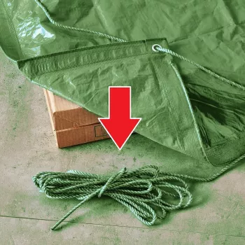 Sfoara rasucita pentru fixare prelata 6mm x 25m 