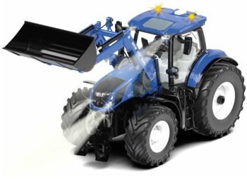 Tractor New Holland T7.315 cu Incarcator Frontal si Bluetooth Siku 6797 