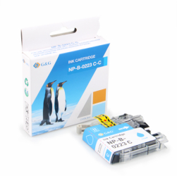 Cartus Premium G&G 0.6K Brother LC 223 Cyan LC-223C LC223C pentru DCP J562DW J4120DW MFC J4420DW J4620DW J4625DW J480DW J5320DW 