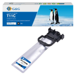 Cartus Premium G&G 3K Epson T11C1 Black C13T11C140 pentru WorkForce Pro WF C5390DW C5890DWF 
