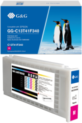 Cartus Premium G&G Epson T41F3 Magenta C13T41F340 pentru SureColor SC T3400 T3400N T3405 T3405N T5400 T5400M MFP T5405 