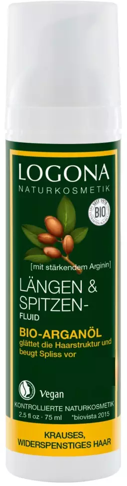 Fluid pentru ingrijirea firului de par cu ulei de argan 75ml Logona 