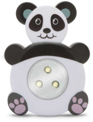 Lampa cu LED de veghe decorativa Panda cu buton 20273D Phenon 