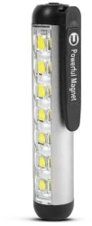 Lanterna LED cu modul lumina de lucru acumulator LI-ion 400mAh XPE + LED SMD 500lm IP55 argintiu Phenom 18580A 