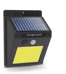 Reflector solar COB LED cu senzor de miscare montabil pe perete 3W IP65 Phenom 