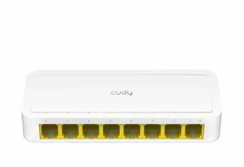Switch Desktop 8 porturi 10/100Mbps alb Cudy FS108D