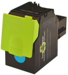 Toner compatibil cyan Lexmark 70C2HC0 3K pentru CS310dn CS310n CS410dn CS410dtn CS410n CS510de CS510dte 