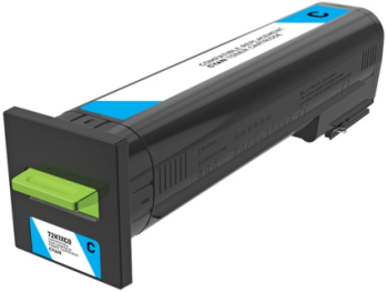 Toner compatibil cyan Lexmark 72K2XC0 22K pentru CS820de CS820dte CS820dtfe 