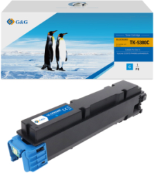 Toner Premium G&G 10K Kyocera TK-5380C Cyan TK5380C 1T02Z0CNL0 pentru ECOSYS MA4000cifx MA4000cix PA4000cx 