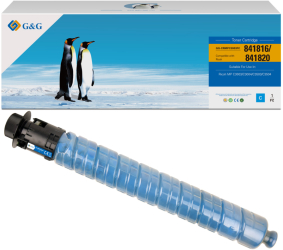 Toner Premium G&G 19K Ricoh IM C3500 Cyan 842258 pentru IM C3000 C3000A C3500 C3500A 