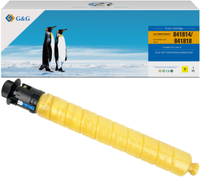 Toner Premium G&G 19K Ricoh IM C3500 Yellow 842256 pentru IM C3000 C3000A C3500 C3500A 