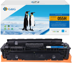 Toner Premium G&G 2.1K Canon 055 Cyan 3015C002 CRG-055C CRG055C pentru i SENSYS LBP 662Cdw 663Cdw 664Cx MF 741Cdw 742Cdw 743Cdw 744Cdw 