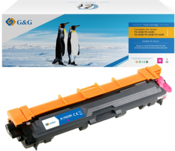 Toner Premium G&G 2.2K Brother TN 245 Magenta TN-245M TN245M pentru DCP 9015CDW 9020CDW HL 3140CW 3150CDW 3170CDW MFC 9140CDN 9330CDW 