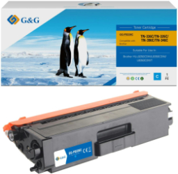 Toner Premium G&G 3.5K Brother TN 326 Cyan TN-326C TN326C pentru DCP L8400CDN L8450CDW HL L8250CDN L8350CDW MFC L8650CDW L8850CDW 