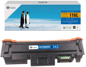 Toner Premium G&G 3K Samsung 116L Black MLT-D116L / SU828A pentru Xpress SL M2625 M2625D M2625F M2625FN M2625N M2626 M2675FN M2676