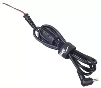 Cablu DC 4.0/1.7 mufa in unghi 0.5mm2 negru 1.2m AKYGA AK-SC-31 