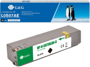 Cartus Premium G&G 10K HP 973X Black L0S07AE HP973X pentru PageWide Pro 452dw 452dwt MFP 477dw 477dwt P57750dw 