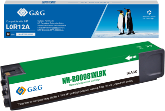 Cartus Premium G&G 11K HP 981X Black L0R12A HP981X pentru PageWide Enterprise Colour 556dn 556xh Flow MFP 586z 586dn 586f 586xh
