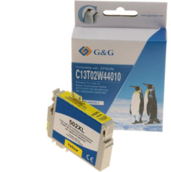 Cartus Premium G&G Epson 502XL Yellow C13T02W44010 pentru WorkForce WF 2860DWF 2865DWF Expression Home XP 5100 5105 