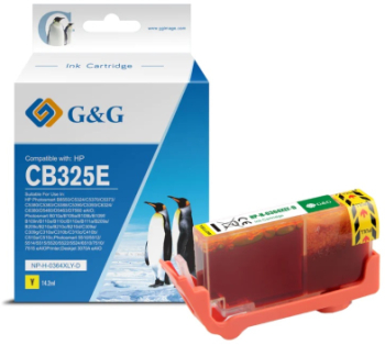 Cartus Premium G&G HP 364XL Yellow CB325EE HP364XL pentru DeskJet 3070A 3520 e All in One Officejet 4610 4620 4622 Photosmart 5510 5512 