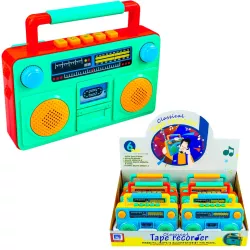 Casetofoane cu lumina si muzica 6 buc/set 