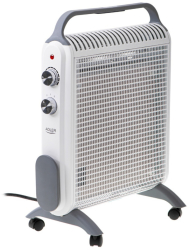 Convector incalzitor Adler AD 7750 2000W 2 trepte Termostat reglabil IP24 Protectie Alb/Gri 