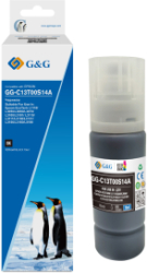Flacon cerneala Premium G&G flacon mic Epson 103 Black C13T00S14A pentru EcoTank L1110 L1110CIS L1110MEAF L3100 L3100CIS L3100MEAF L3101 