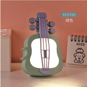 Lampa de Veghe Flippy cu Protectie pentru Ochi Model Violina Lumina Calda Verde/ Mov 