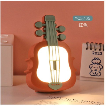 Lampa de Veghe Flippy cu Protectie pentru Ochi Model Violina Lumina Calda Verde/ Rosu 