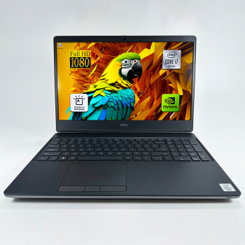 Laptop Dell Precision 7550 Intel i7 - 10850H 32 GB RAM 1 TB SSD 15.6 inch Full HD Nvidia Quadro T1000 4gb vRAM Rucsac Cadou Garantie 12 luni 
